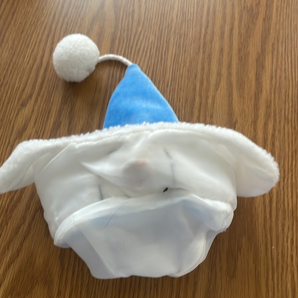 Babies snowman hat. Blue and white. - Picture 3 of 3